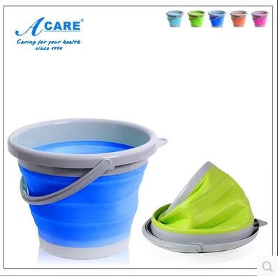 Acare multifunctional silica gel bucket footbath car wash vehienlar folding for last couple | Дом и сад