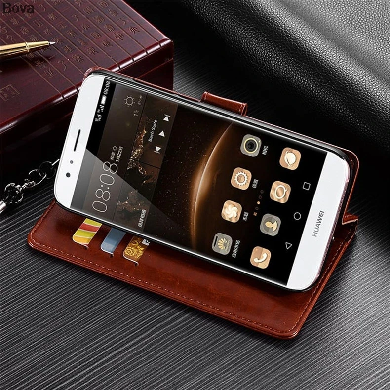 Чехол для Huawei G8 с держателем карт чехол Ascend кожаный телефона ультратонкий