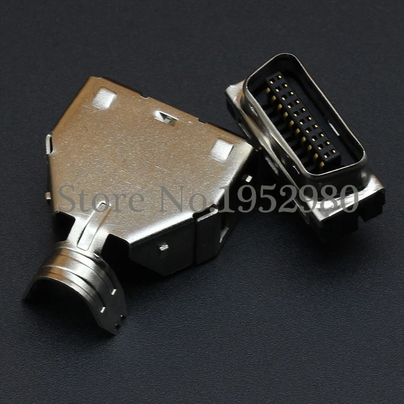 5 шт. Штекерный разъем Micro Centronics 20 штырьков с разъемом защелкой компьютерный