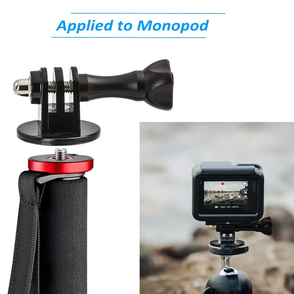 Адаптер для штатива XIELTU G 2 GoPro с винтом большого пальца Gopro Hero1 Hero2 Hero3 + Hero4 Session Hero5
