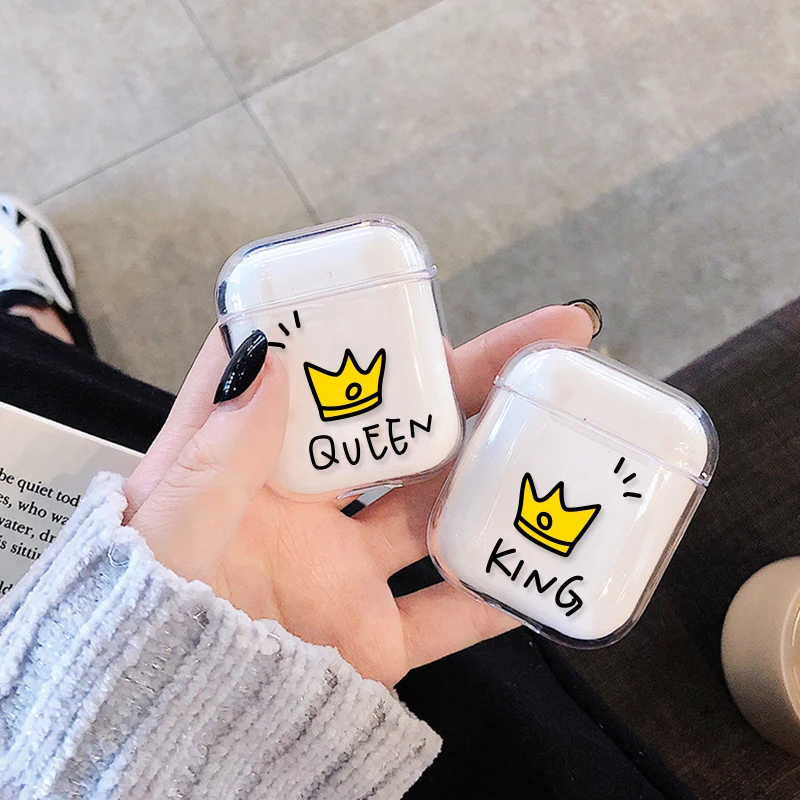 Пара мультяшных Bluetooth беспроводных наушников чехол для AirPods защитный аксессуары