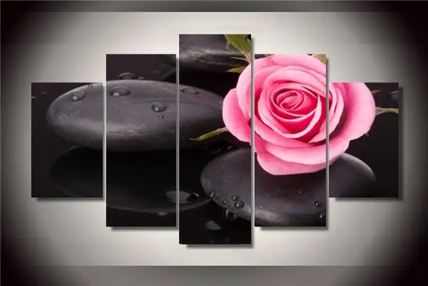 Hd печать розовые розы Картина холст декор комнаты плакат картина Бесплатная