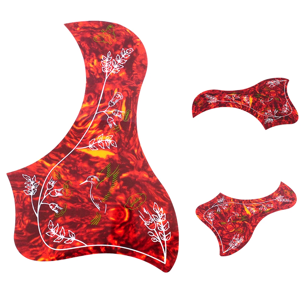 SEWS Горячая Акустическая классическая гитара красная Колибри целлюлоидная