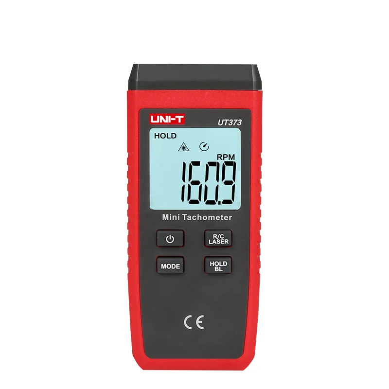 Цифровой лазерный тахометр UNI-T UT373 Бесконтактный мини-тахометр диапазон