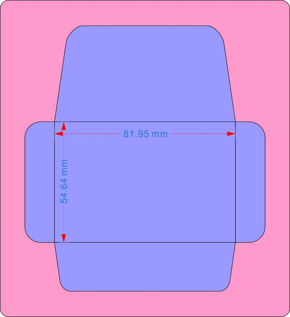 Evenlope деревянная сталь правило умереть для скрапбукинга резки и бумажных