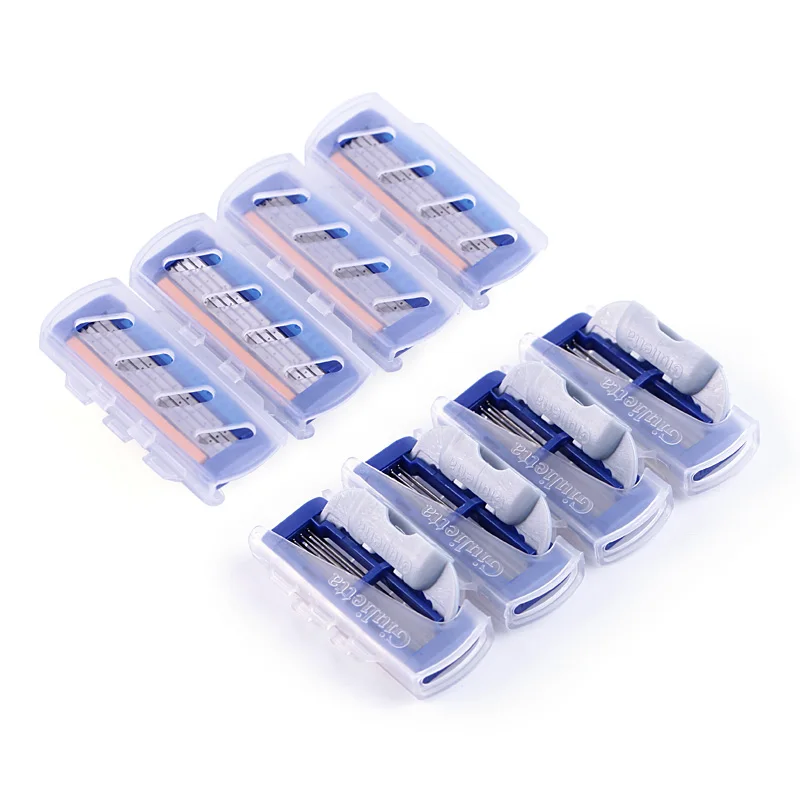 Новинка полезные 4 шт./лот 4-слойные лезвия для бритвы мужчин бритья Beauty Proglide