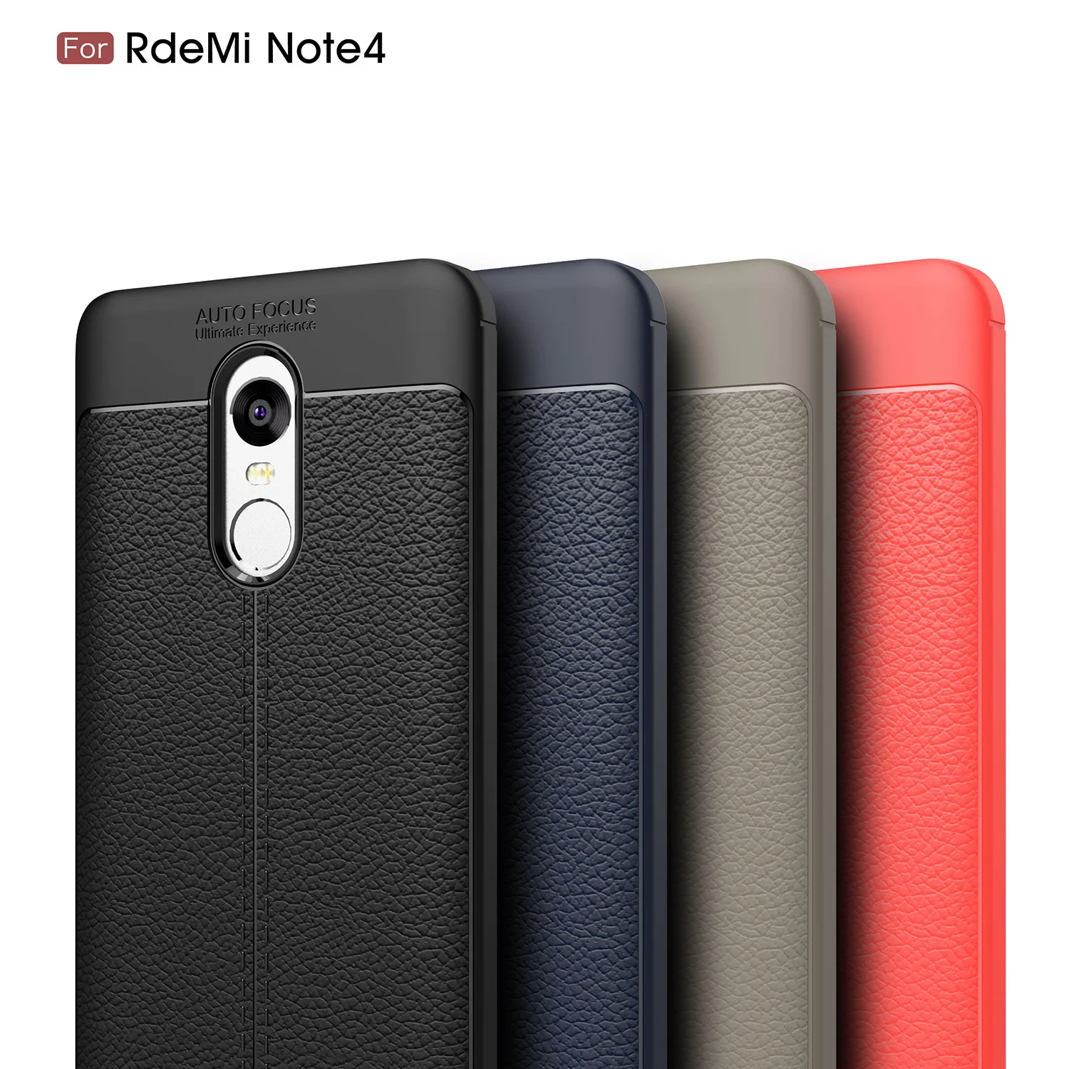 Силиконовый чехол для Xiaomi Redmi Note 4 Note4 Pro телефона из ТПУ красного Mi 4X X4 Note4X 4/64