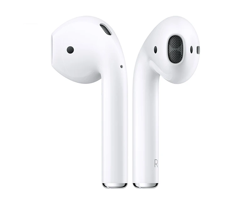 Оригинальные беспроводные наушники-вкладыши Apple Airpods 2-го типа, Bluetooth наушники TWS Deep Bass, мощный аккумулятор, чехол для зарядки