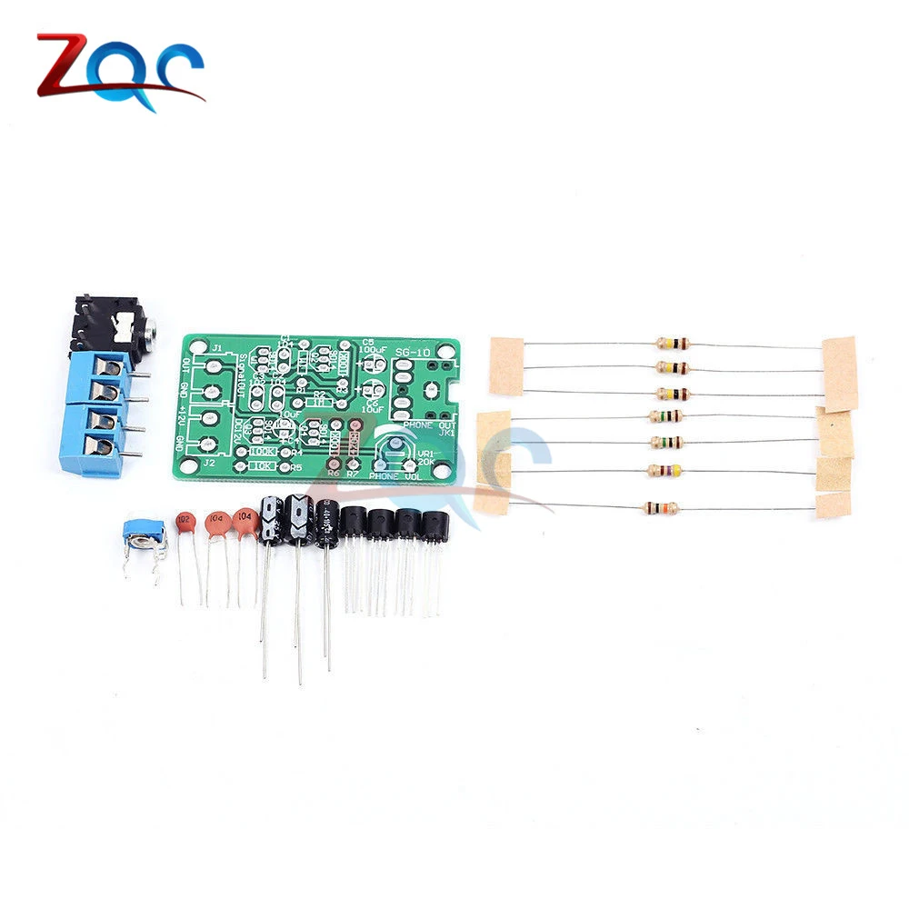 Белый Шум генератор сигналов DIY Kit Электронная Комплект 2-х канальный Выход для выгорания Тесты терапии на бессонницы Шум генератор