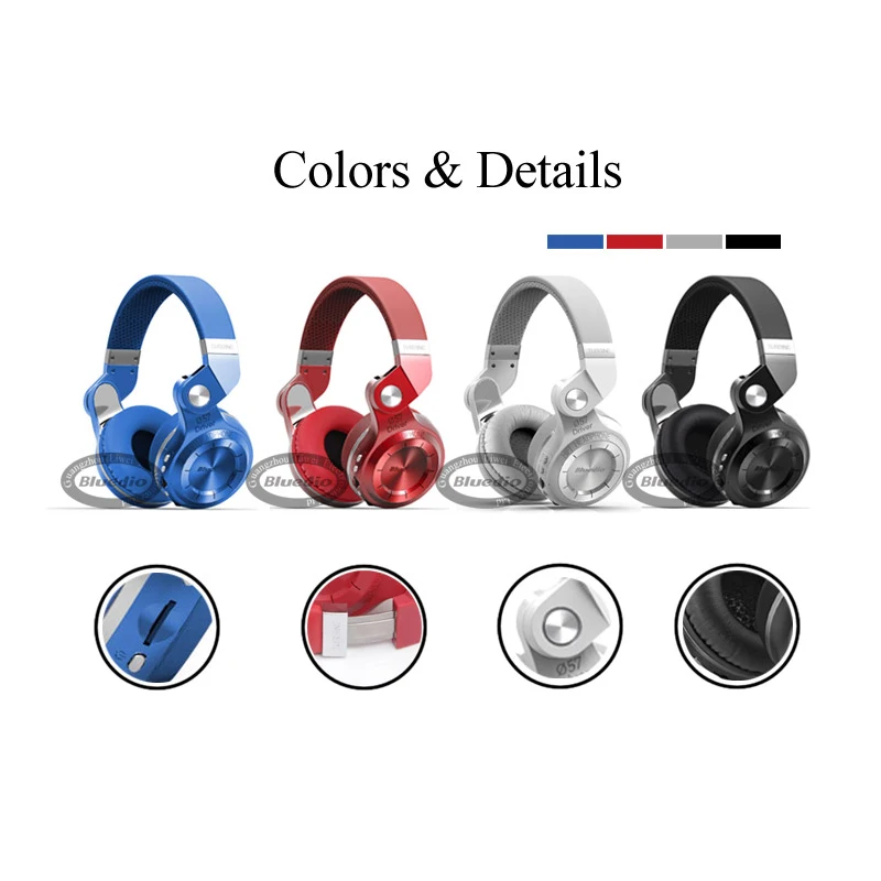 

Bluedio T2plus (Shooting Brake) Bluetooth stereo headphones wireless headphones Bluetooth 5.0 headset over the Ear headphones