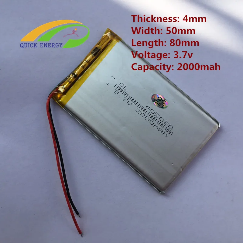 Поставку продукции полимера thium 405080 2000 мАч|battery polymer battery|polymer batterybattery |