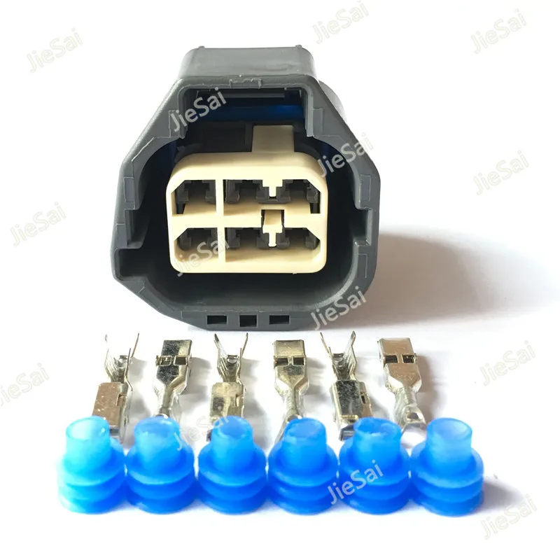 

Waterproof Automotive Throttle Pump Socket Electrical 6 Pin 7283-5577-10 Wire Harness Connector