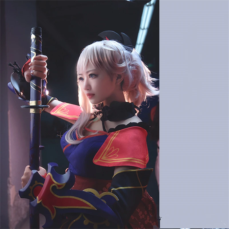 Костюм для косплея FGO Servant Sader Miyamoto Musashi женское кимоно юката платье одежда Аниме