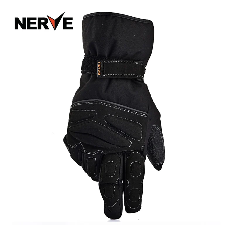 Зимние теплые водонепроницаемые Мотоциклетные Перчатки рыцарская защита NERF