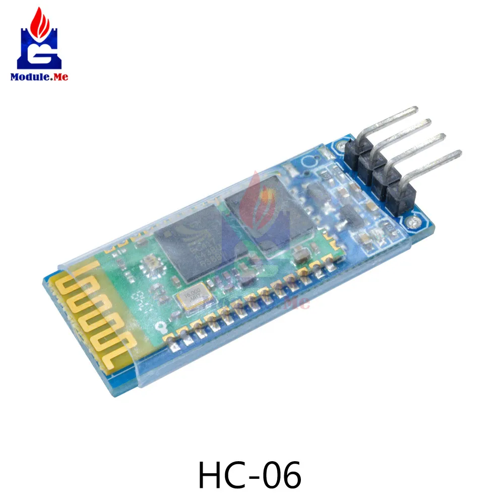 Беспроводной Bluetooth приемопередатчик HC06/HC05 радиочастотный ПОДЧИНЕННЫЙ модуль