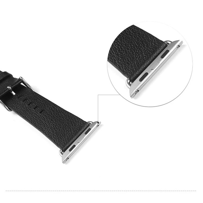 Для Apple ремешок-адаптер для наручных часов 4 5 44 мм 40 мм iwatch 3 2 42 мм 38 мм застежка из нержавеющей стали адаптер Разъем Аксессуары для часов