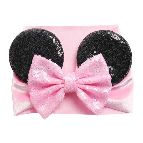 Детская повязка на голову уши Минни Маус для маленьких девочек Diadema Bebe Recien Nacido