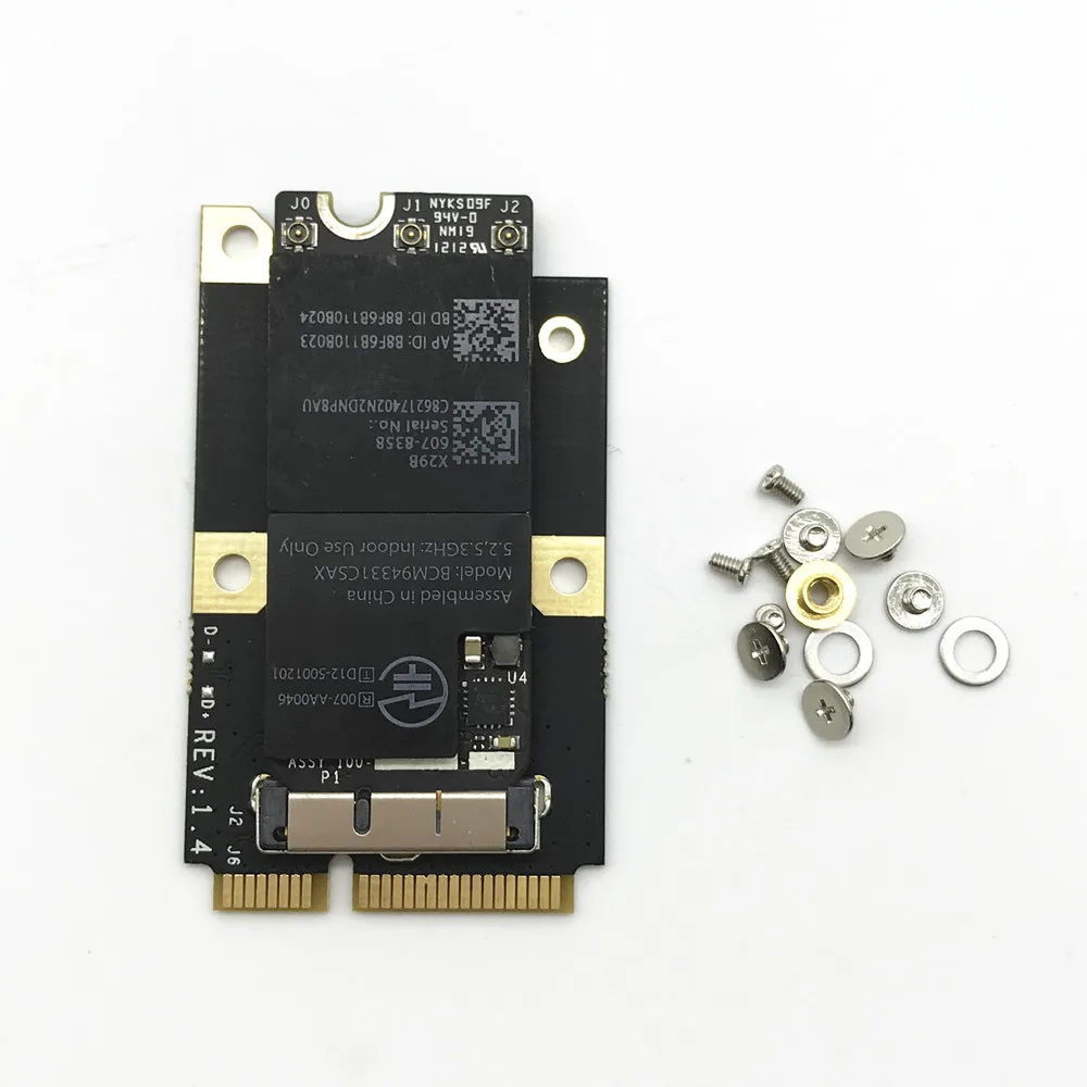 

BCM94331CSAX Поддержка Bluetooth 4,0 450 Мбит/с Wifi WLAN MINI PCI-E карта модуль A1398 A1425