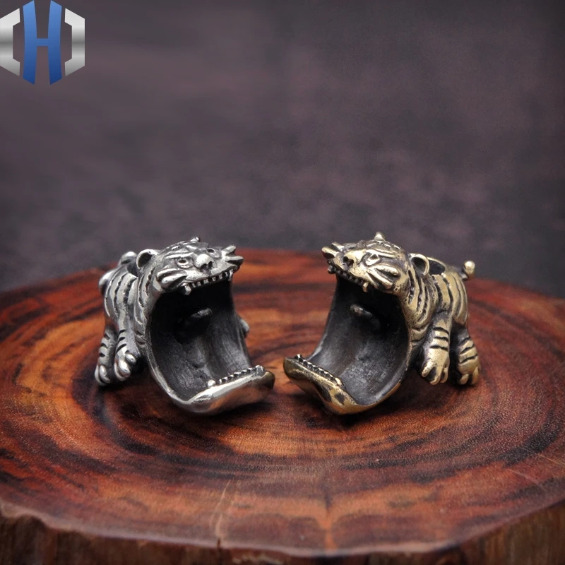 Нож кулон с бусинами и зонтиком EDC Big Mouth Tiger|Ножи| |