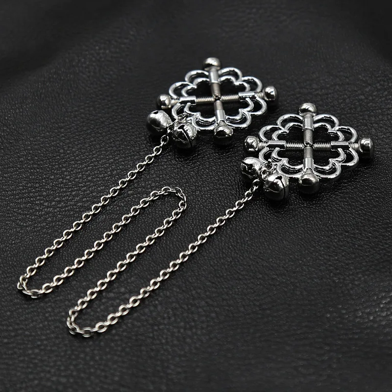 Соски игрушки металлический ниппель зажимы Регулируемая Грудь для половых губ