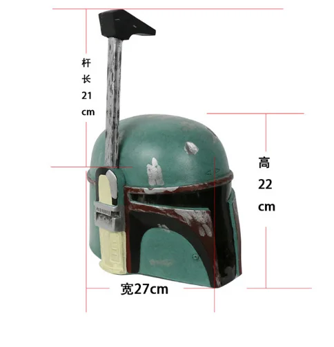 Маска &quotЗвездные войны&quot на заказ Mad Green Bounty Hunter шлем бобы Фетта косплей реквизит