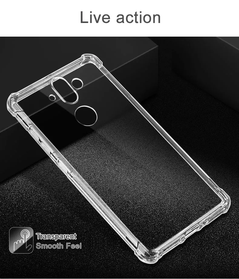 Чехол IMAK Для чехол для Nokia 8 Sirocco Anti-dropping защита, подушка безопасности Чехол для Nokia 8 Sirocco Высокое качество Мягкий ТПУ чехол