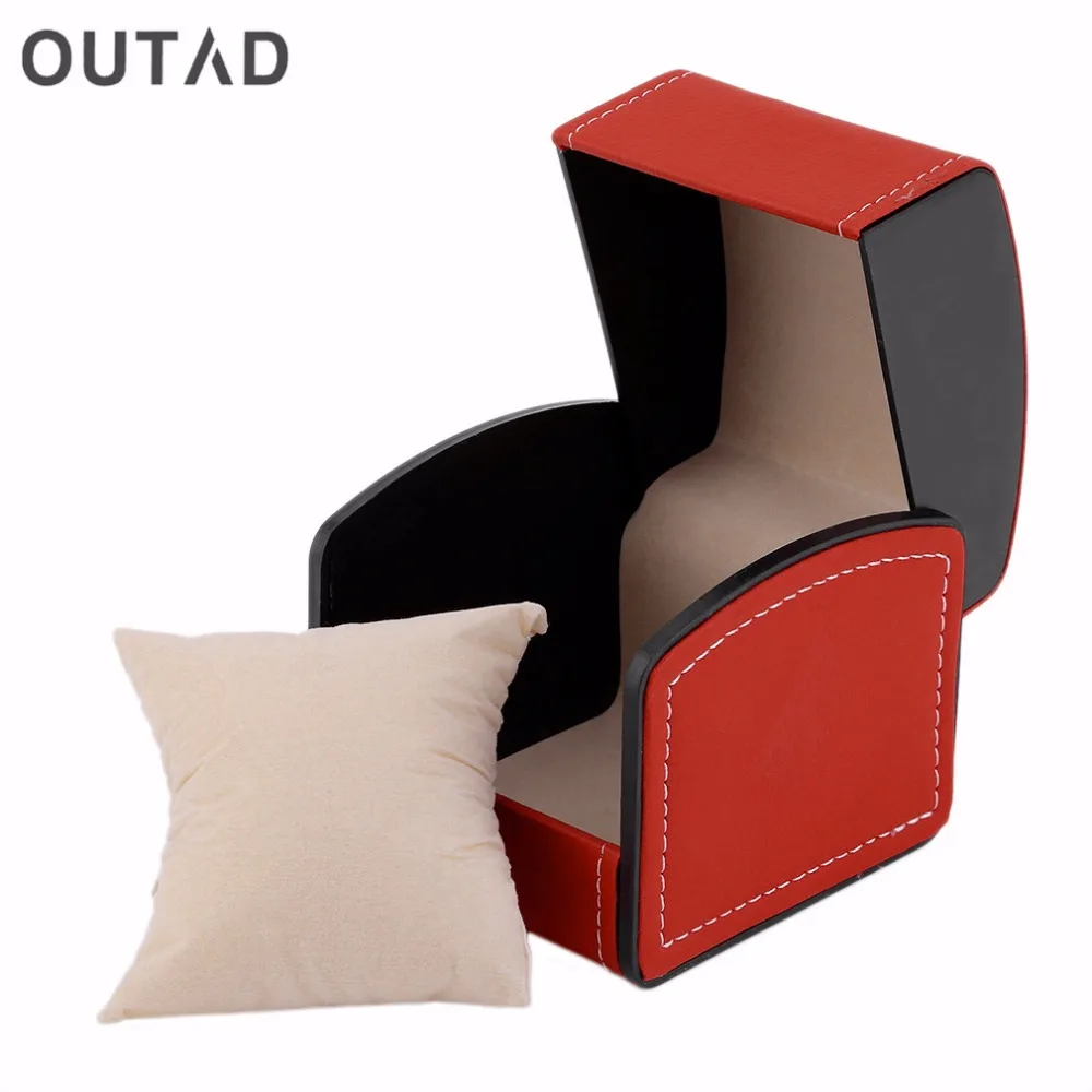 Роскошные подарочные коробки для часов коробка из натуральной кожи с подушкой