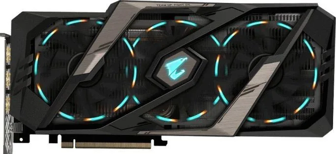 Водяной блок Bykski для GIGABYTE AORUS RTX2080 Xtreme 8G / N2080AORUS /2070 полное покрытие медная лампа/RGB