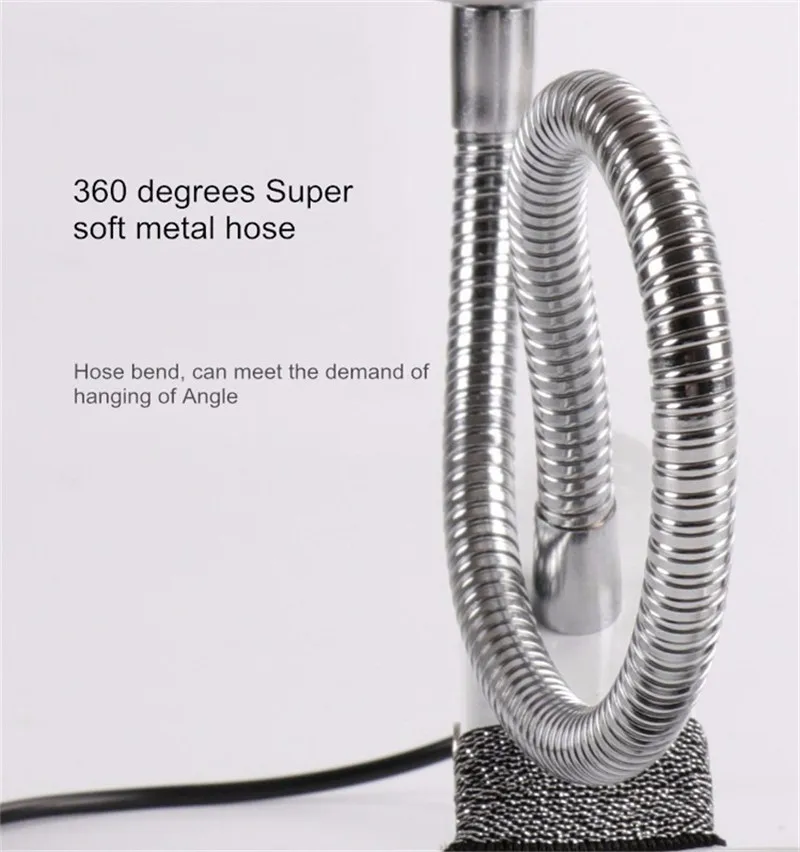 Портативный Настольный светильник 8 Вт с зажимом для бровей ногтей ресниц