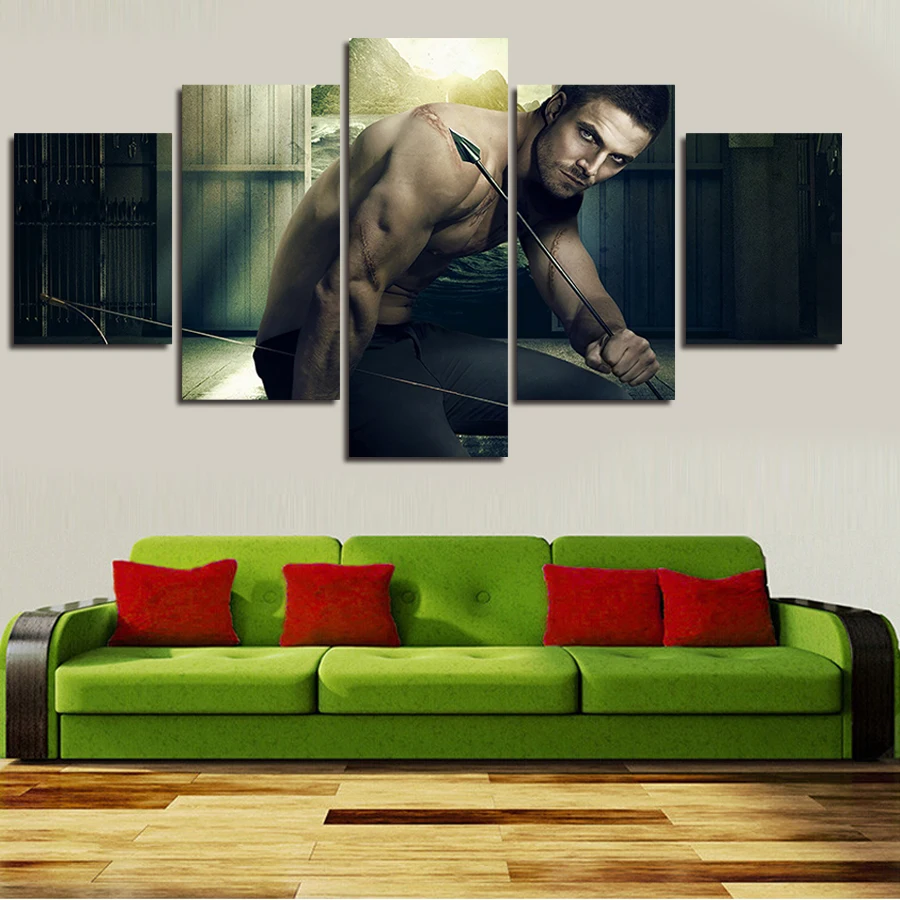 5 панельный абстрактный персонаж небо куадро декорацион печать репутация