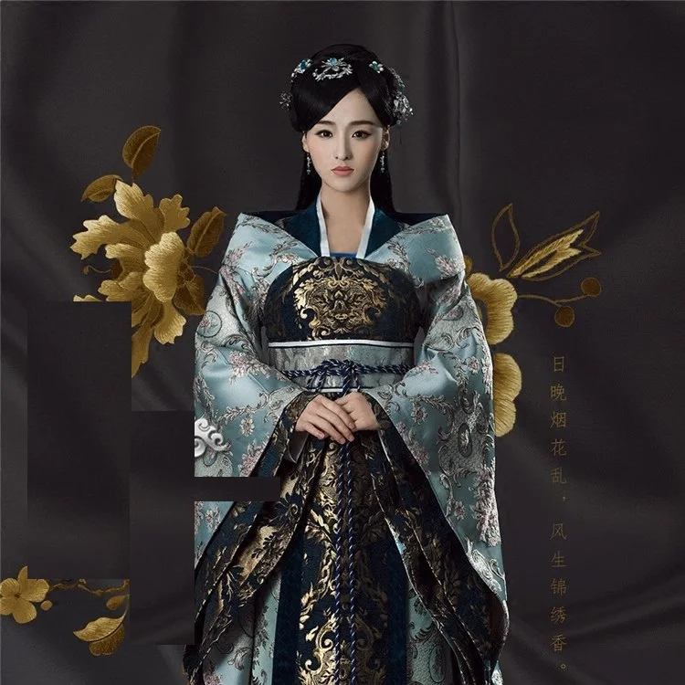 costume 165cmH Jiu Qing Великолепный костюм императрицы для ТВ Игры принцесса вейянг костюм тематическая фотография ханьфу, Косплей длинный хвост - Цвет: costume 165cmH