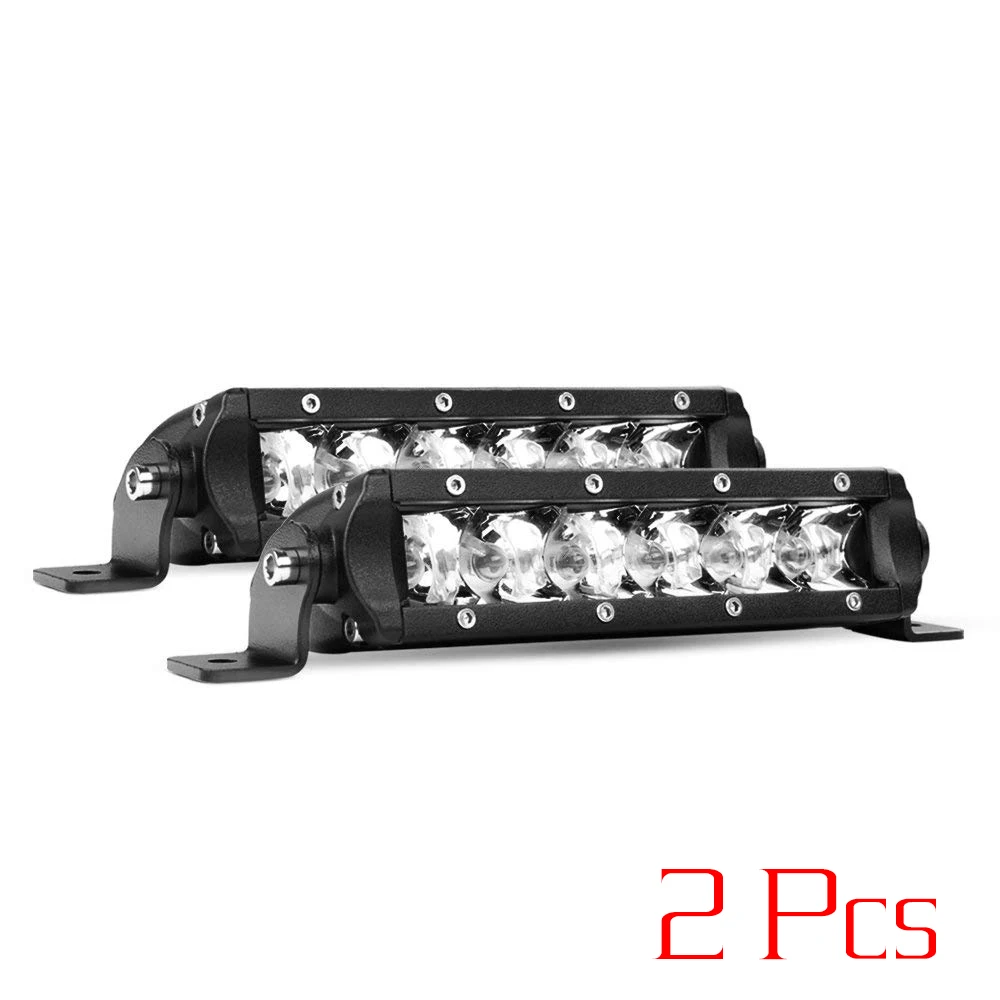 2 pcs work light 12 В " 18 Вт автомобильный рабочий светильник комбинированный светодиодный DRL Дневной ходовой светильник Точечный светильник внедорожный светильник противотуманная фара 4X4 4WD для ATV UTV лодки - Цвет: 2 pcs work light