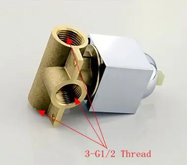

Bathroom in wall shower mixer value square faucet for shower set square chuveiro bathroom 2011