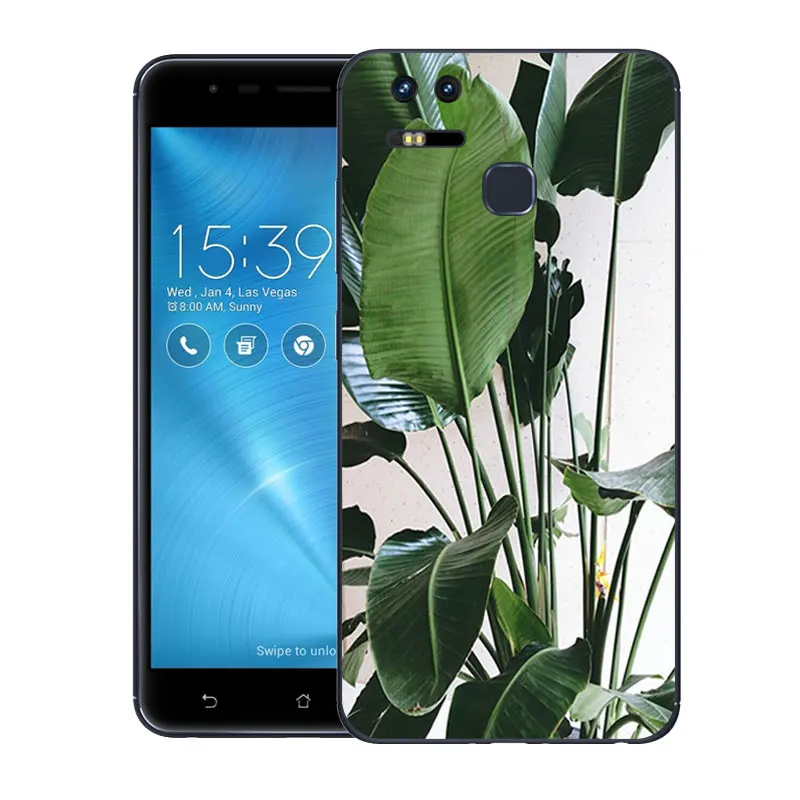 Модный чехол для Asus Zenfone 3 Zoom Ze553kl с кокосовым принтом мягкая задняя крышка из ТПУ