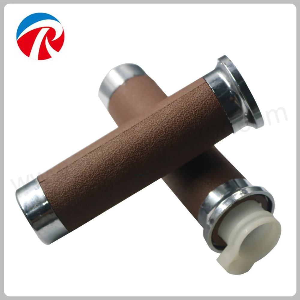 Ретро Grand 50 cc мотоцикл Скутер коричневый резиновая ручка|rubber handle grip|handle griprubber |