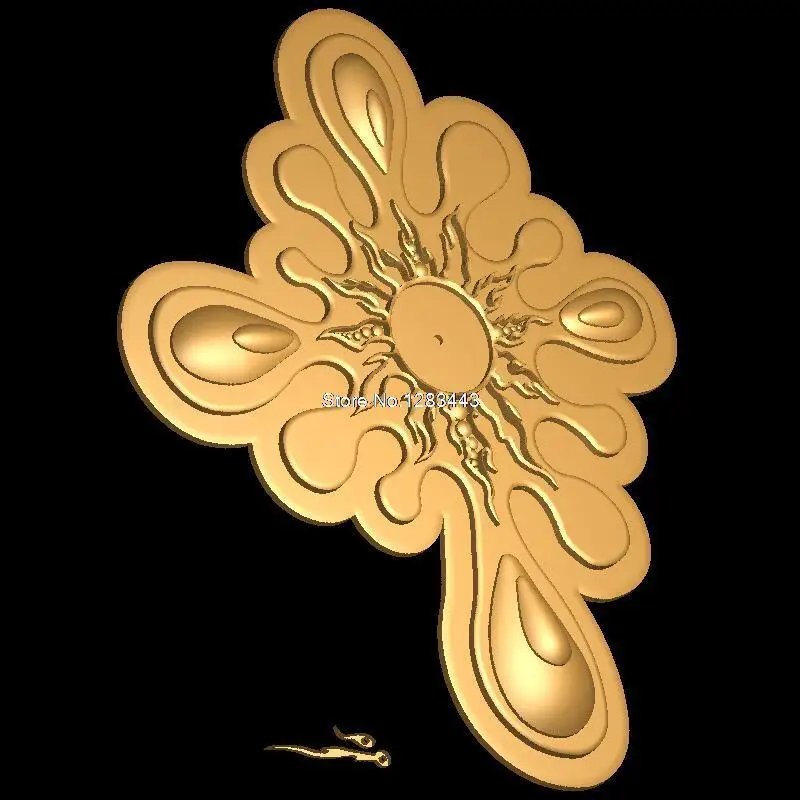 

3D model relief figure STL file format 3D Model for CNC Clock_13 Clock design
