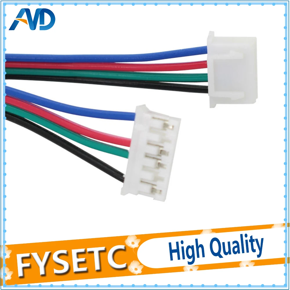 5pcs XH2.54 1 Meter Dupont Cable 4 pin Stepper Motor Wire Part Female to Black White Terminal Line 3D Printers Parts 800 | Компьютеры и