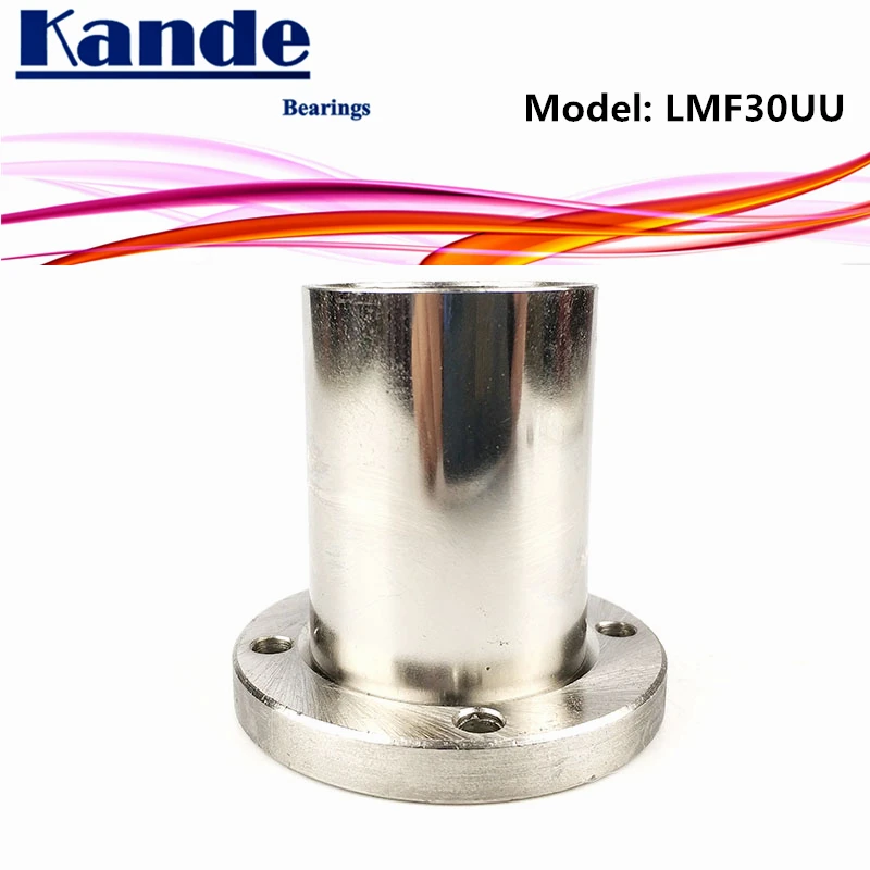 Подшипники Kande LMF30 UU 1 шт./лот LMF30UU круглый фланец линейный шариковый подшипник 30 мм
