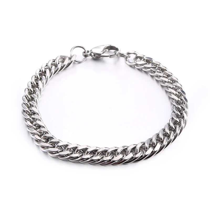2019 простой Оптовый браслет из нержавеющей стали классические мужские и wo