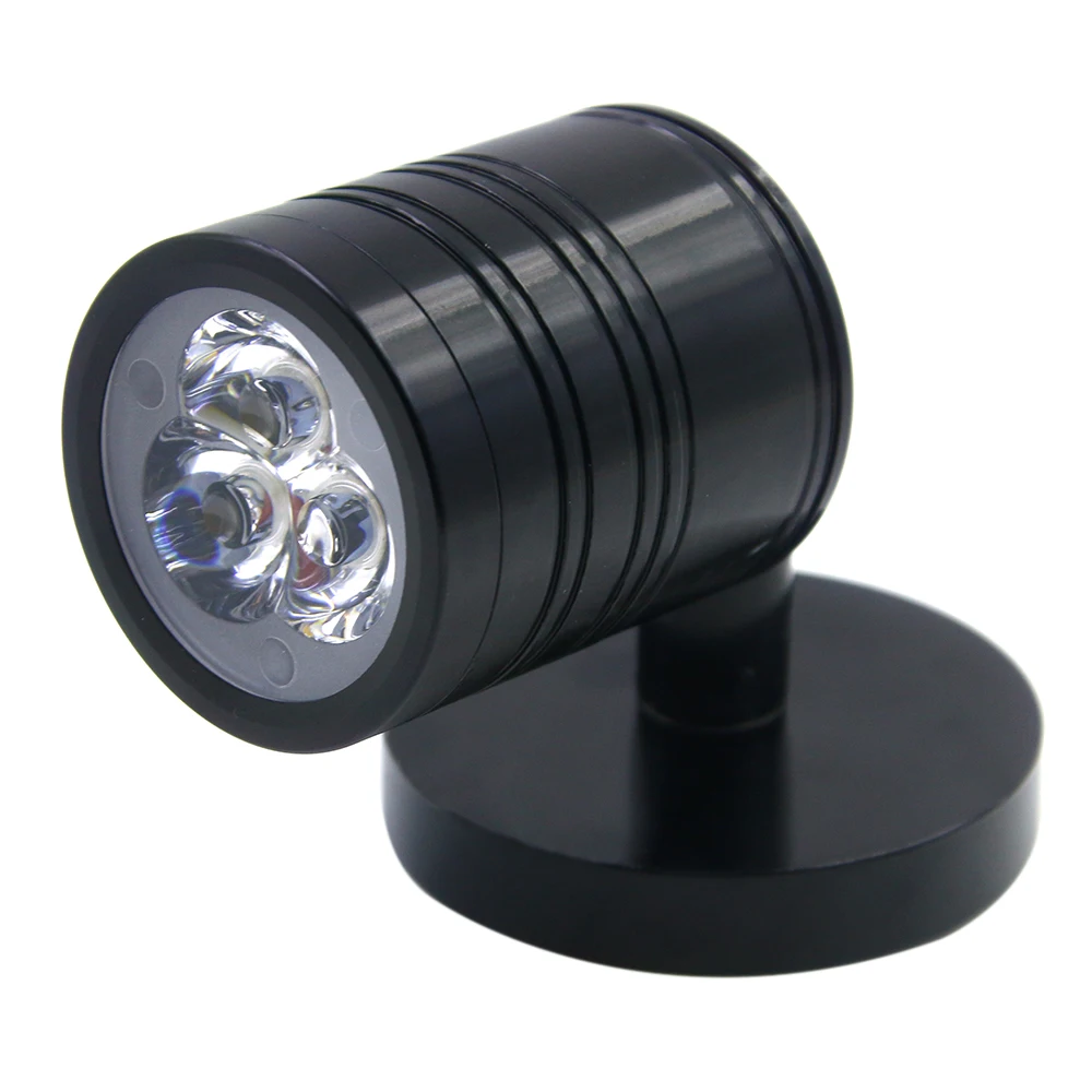 DONWEI 3W 3LED регулируемый угол украшения дома в простом стиле алюминиевый настенный