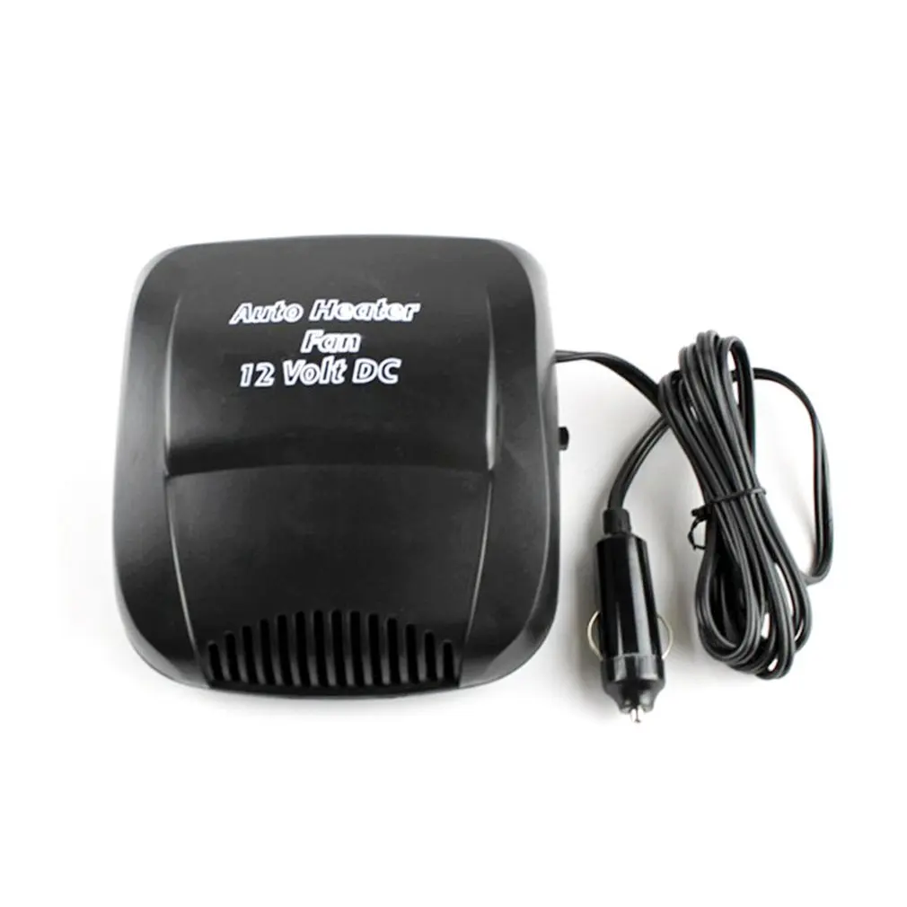 DC12V 150 Вт Авто Обогреватель Вентилятор черный прикуриватель питание размороженный запотевающий автомобильный обогреватель теплее охлаждающий вентилятор Простая установка
