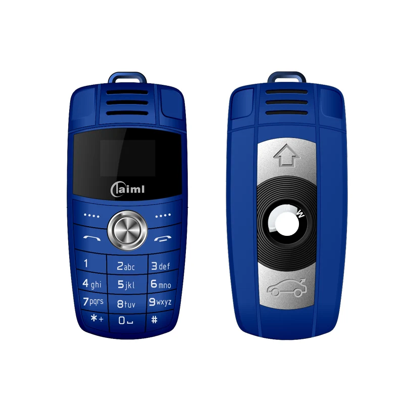 Blue Форма мини-автомобиля телефон Fsmart Taiml X6 маленький экран мобильный телефон Bluetooth dialer MP3 волшебный голос четырехдиапазонный мобильный телефон с двумя sim-картами - Цвет: Blue
