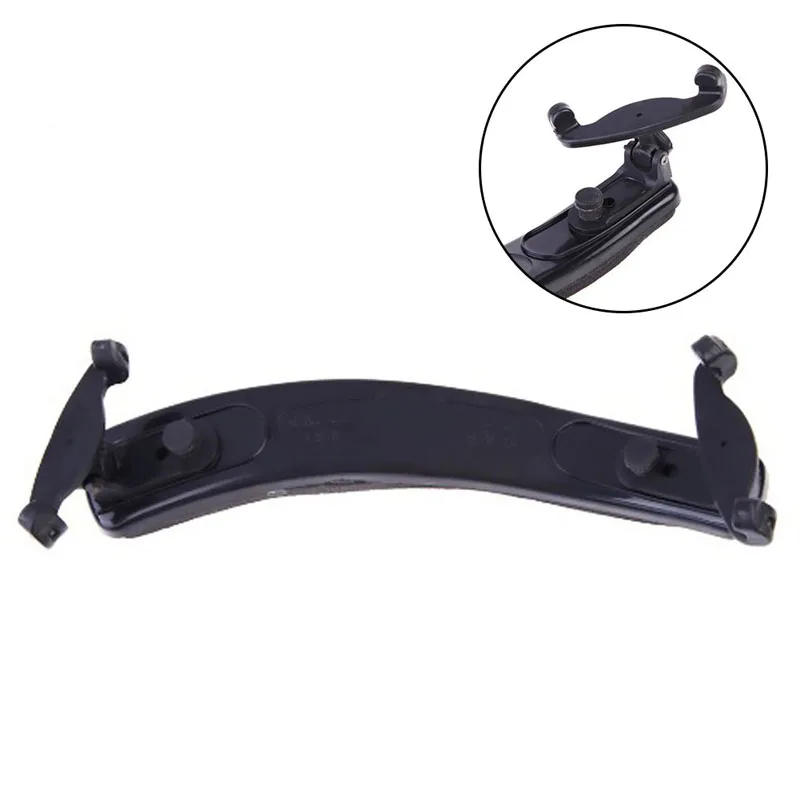 Черный Регулируемый плечевой упор подставка для скрипки 3/4 4/4 угол высоты веревка