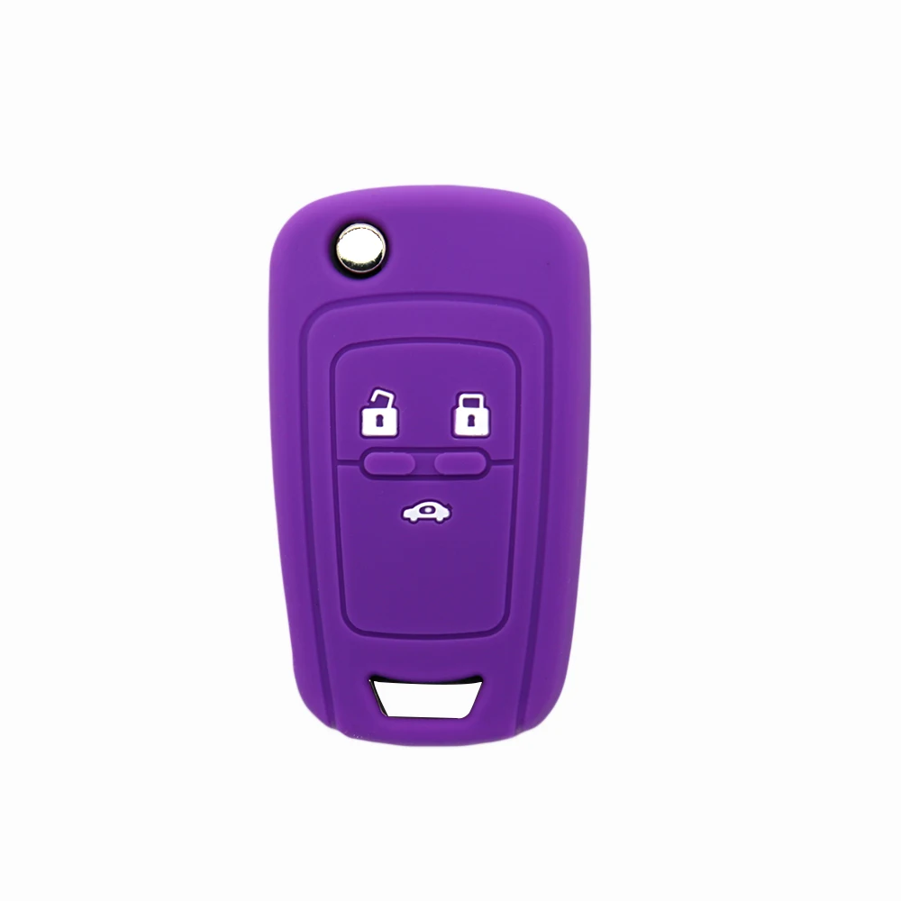 Экологический не токсичный силиконовый для ключа автомобиля чехол Chevrolet Cruze 3
