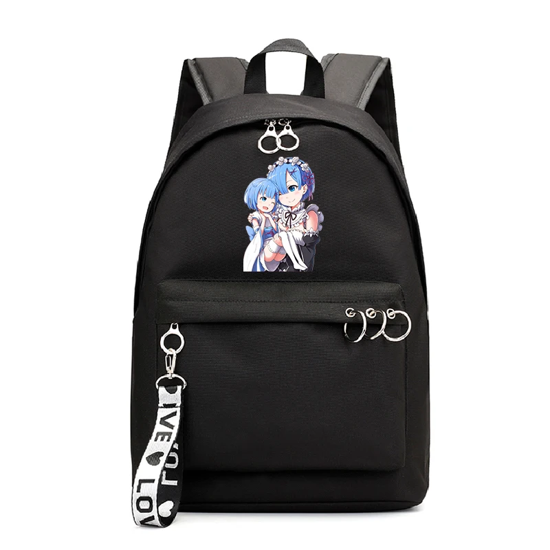 girls school bag 4 Re: Zero школьные рюкзаки, сумки с аниме принтом, рюкзак для девочек, рюкзак для подростков, девочек Mochila Feminina - Цвет: girls school bag 4