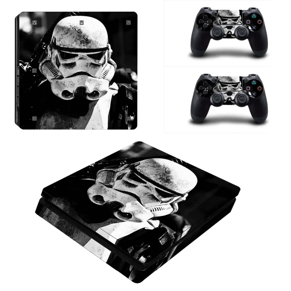 PS4 Slim наклейка-скин на весь корпус наклейка для Playstation 4 консоль +