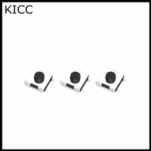 1000Pcs Push Button Switch Black 6*6*3.4mm SMD4 Touch micro switch 6x6x3.4H