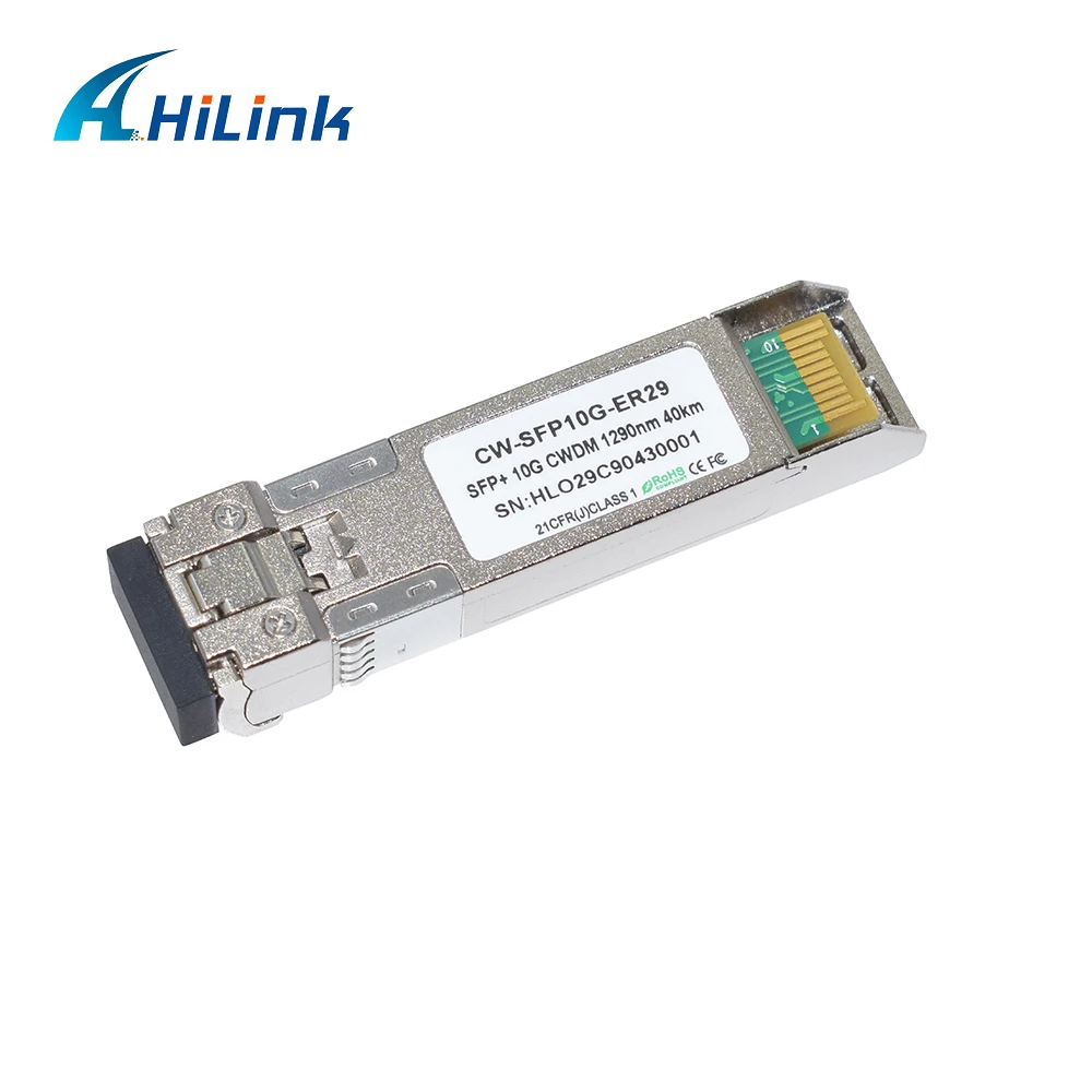 Бесплатная доставка! 10GBASE-ER Дуплексный LC 10G 1290nm 40km ER DOM CWDM SFP + трансивер | Мобильные