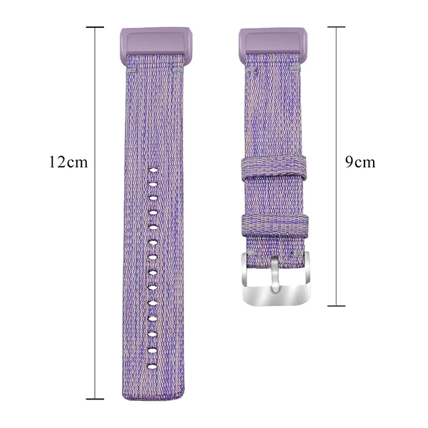 Fitbit Charge 3 Charge3 pulsera inteligente de repuesto correa de reloj de lona de nailon джинсовый hombres mujeres ремешок для умных часов