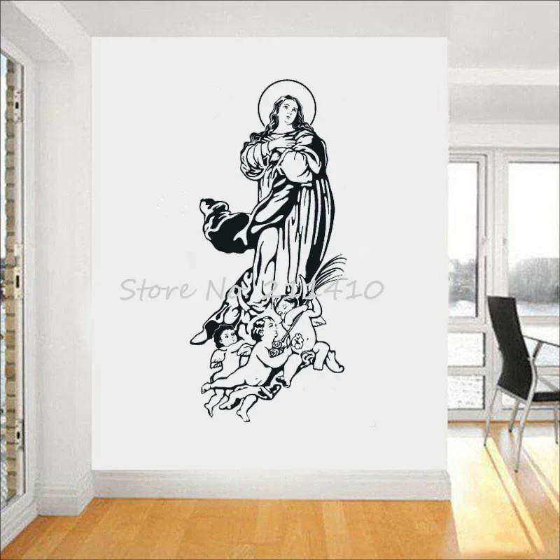 Фото 3d плакат Дева Мария безупречная концепция настенные наклейки с Иисусом и